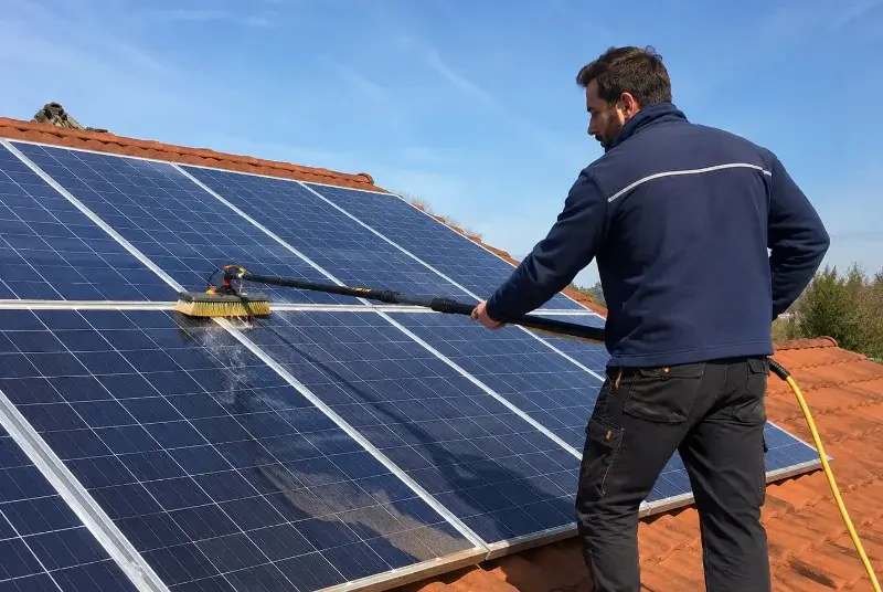 Nettoyage et entretien de panneaux solaires à Lansargues